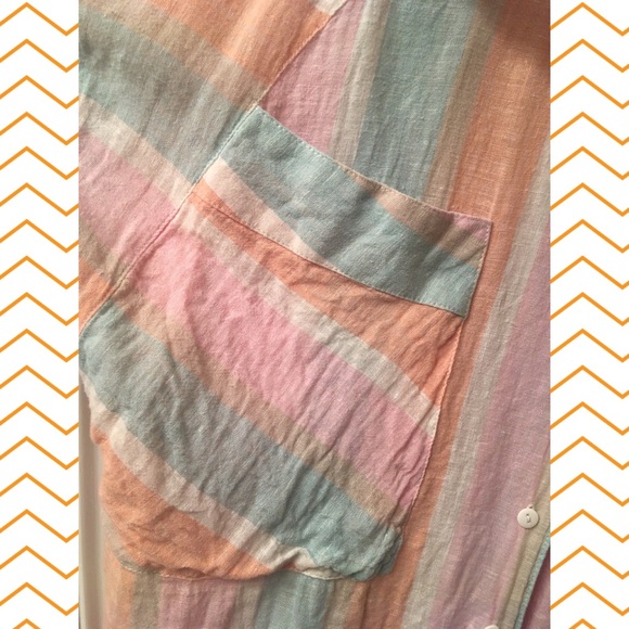 Free People Sherbet Stripe Tunic - Picture 4 of 6